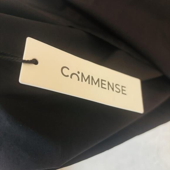 Commense Dress Womens Extra Small Black Maxi Tiered Spaghetti Open Back NEW - Picture 9 of 12